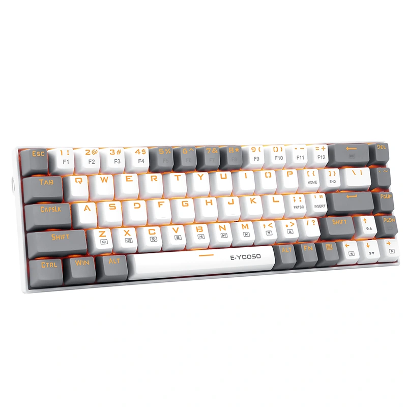 Πληκτρολόγιο 68 πλήκτρων Mechanical Gaming Ενσύρματο πληκτρολόγιο LED με οπίσθιο φωτισμό
