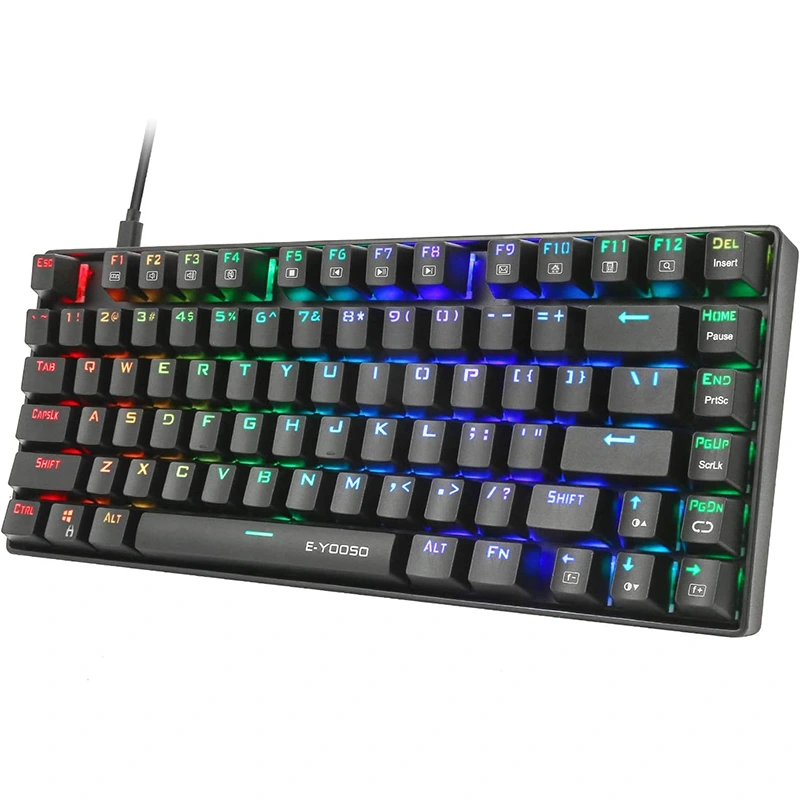 Πληκτρολόγιο 81 πλήκτρων RGB Μηχανικό gaming Αδιάβροχο