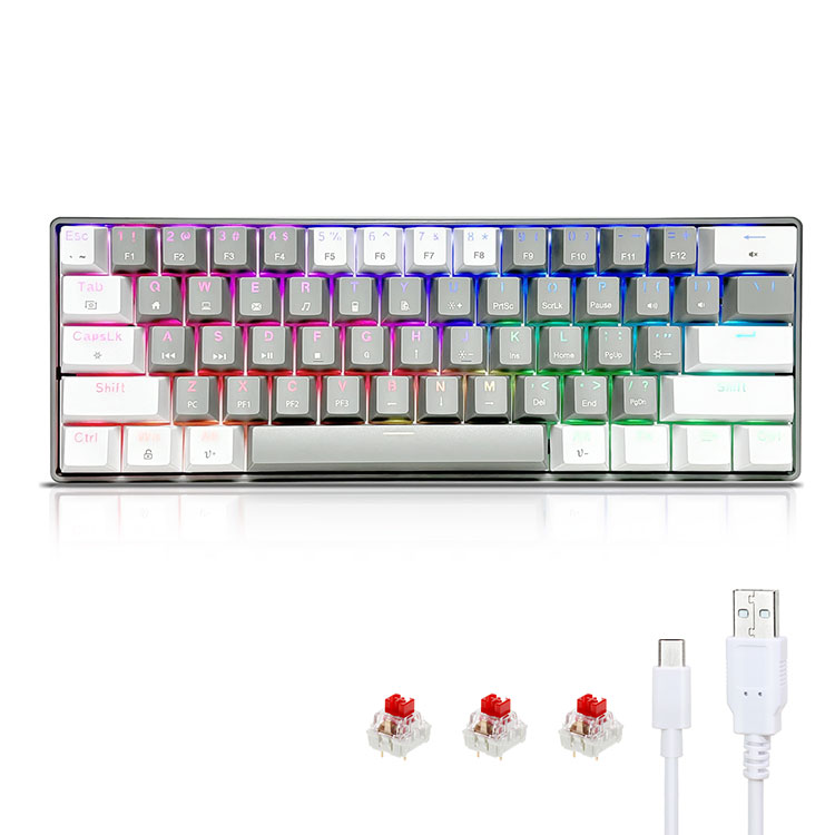 Φορητό 60% RGB Mechanical Gaming Keyboard