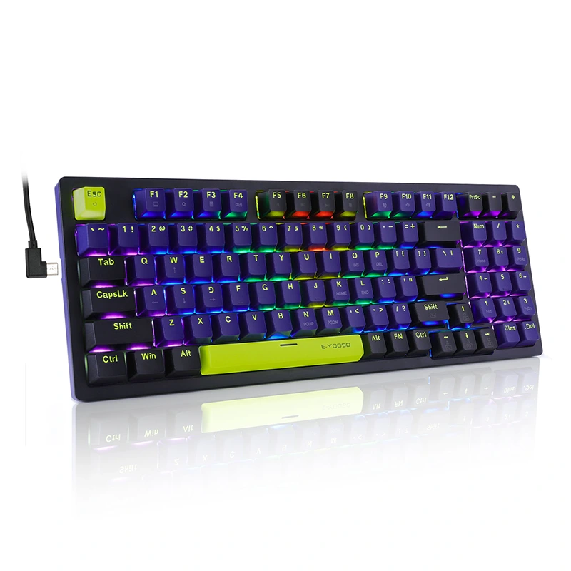 Ενσύρματο πληκτρολόγιο 94 πλήκτρων Rainbow Mechanical Gaming